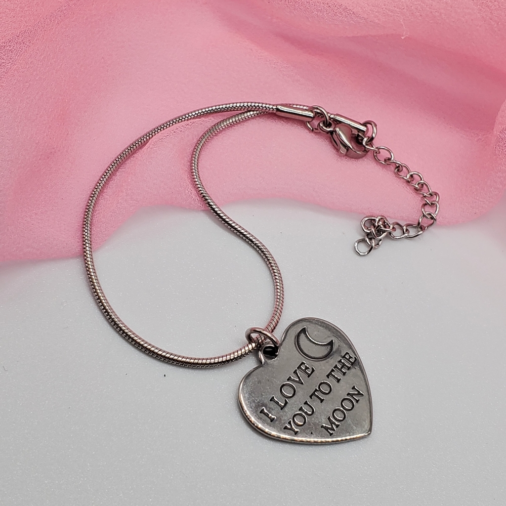 ❤️ Hypoallergenic Minimalist Jewelry Bracelet Heart I Love You Pendant